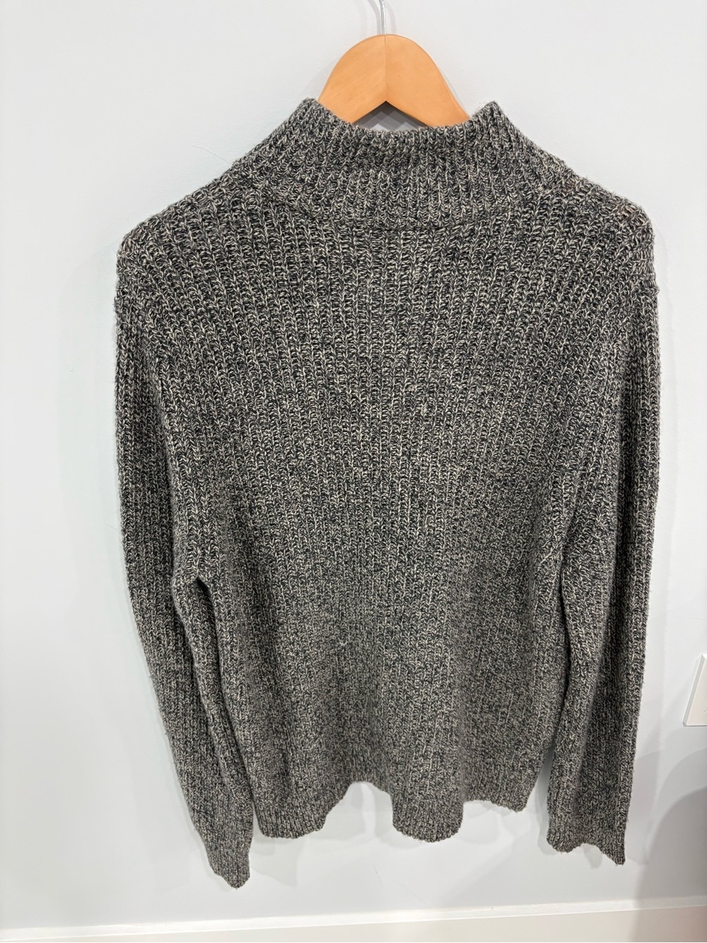 Frank & Oak Gray Shawl Collar Button-Up Cardigan - Picture 3 of 4